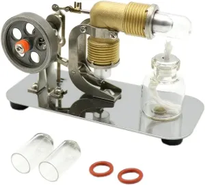 Cool Mini Air Stirling Engine Motor Model Educational Goods Kits Electricity