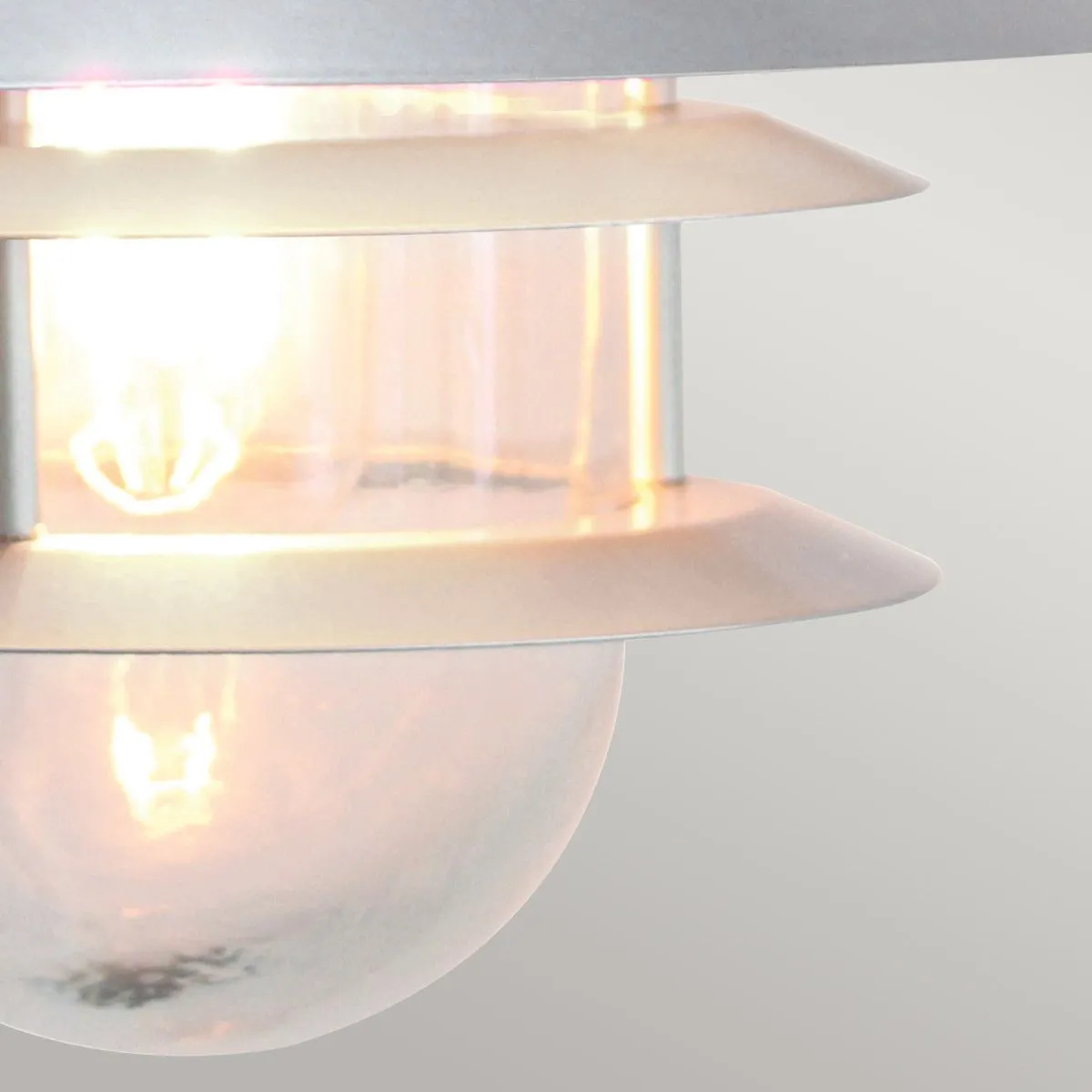 Copenhagen 1 Light Wall Lantern | Silver