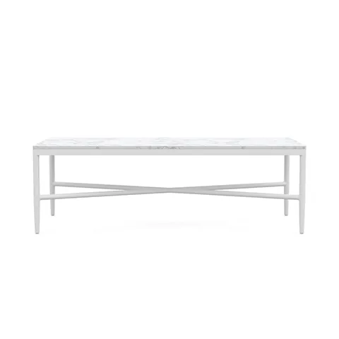 Corsica | Coffee Table -White. Marble