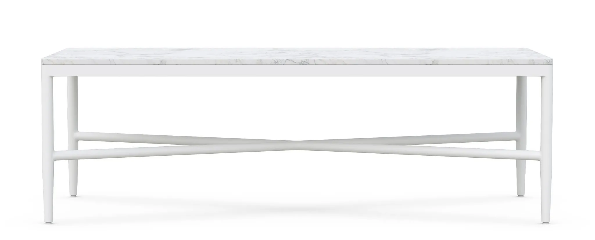 Corsica | Coffee Table -White. Marble