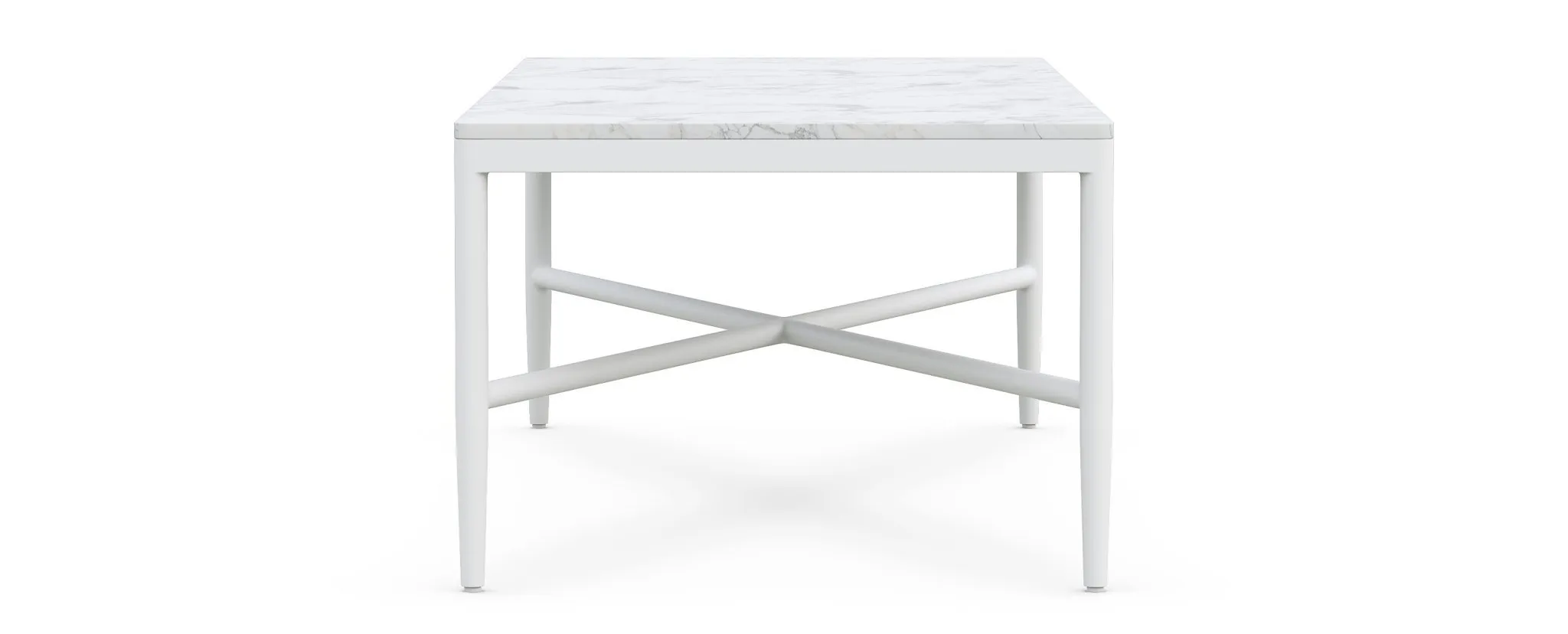 Corsica | Coffee Table -White. Marble