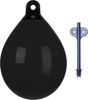 Dan-Fender Heavy Duty Round Balloon Fender & Marker Buoy - Multi-Purpose Ball Bumper for Boats - Strong PVC, All Weather Conditions Boat Accessory
