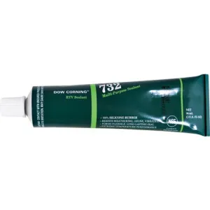 Dow Corning 732 RTV 732 WHITE 3 OZ SEALANT DOW CORNING -2 pack