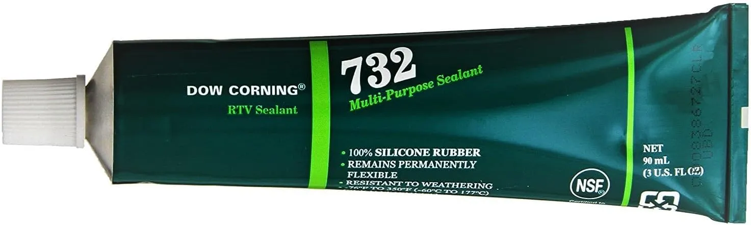 Dow Corning RTV Silicone Sealant - Aluminum - 3.0 oz (90ml)