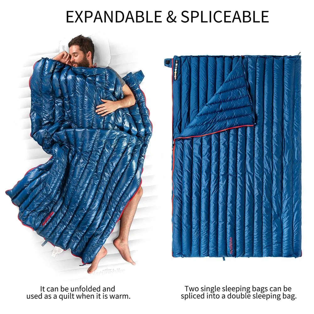 Down envelope sleeping bag (cicada) upgrade