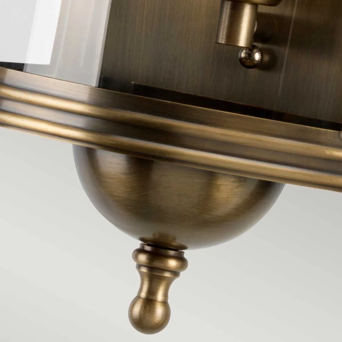 Downing Street 1 lt Wall Lantern | Aged Brass