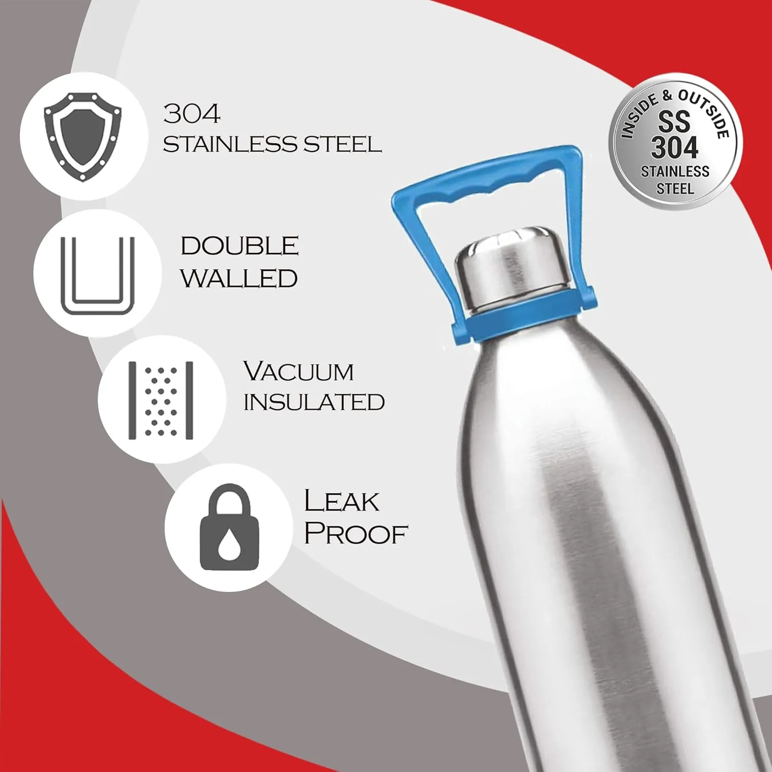 Duo Bottle With Handle Thermosteel (Milton)