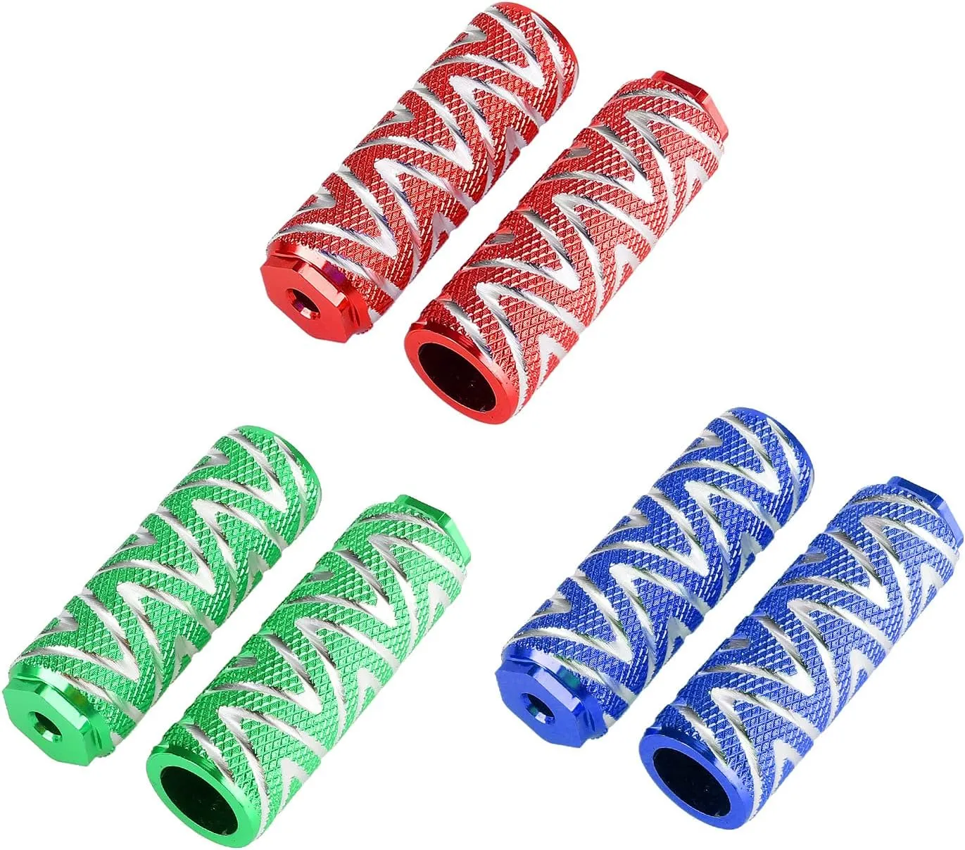 Electric Scooter Parts Pegs, Aluminum Alloy Anti-Skid Lead Foot Bicycle Pegs Replacement for Xiaomi M365 Pro, AOVOpro Electric Scooter Rocket Launcher Rear Foot Pedal (2 Pcs)