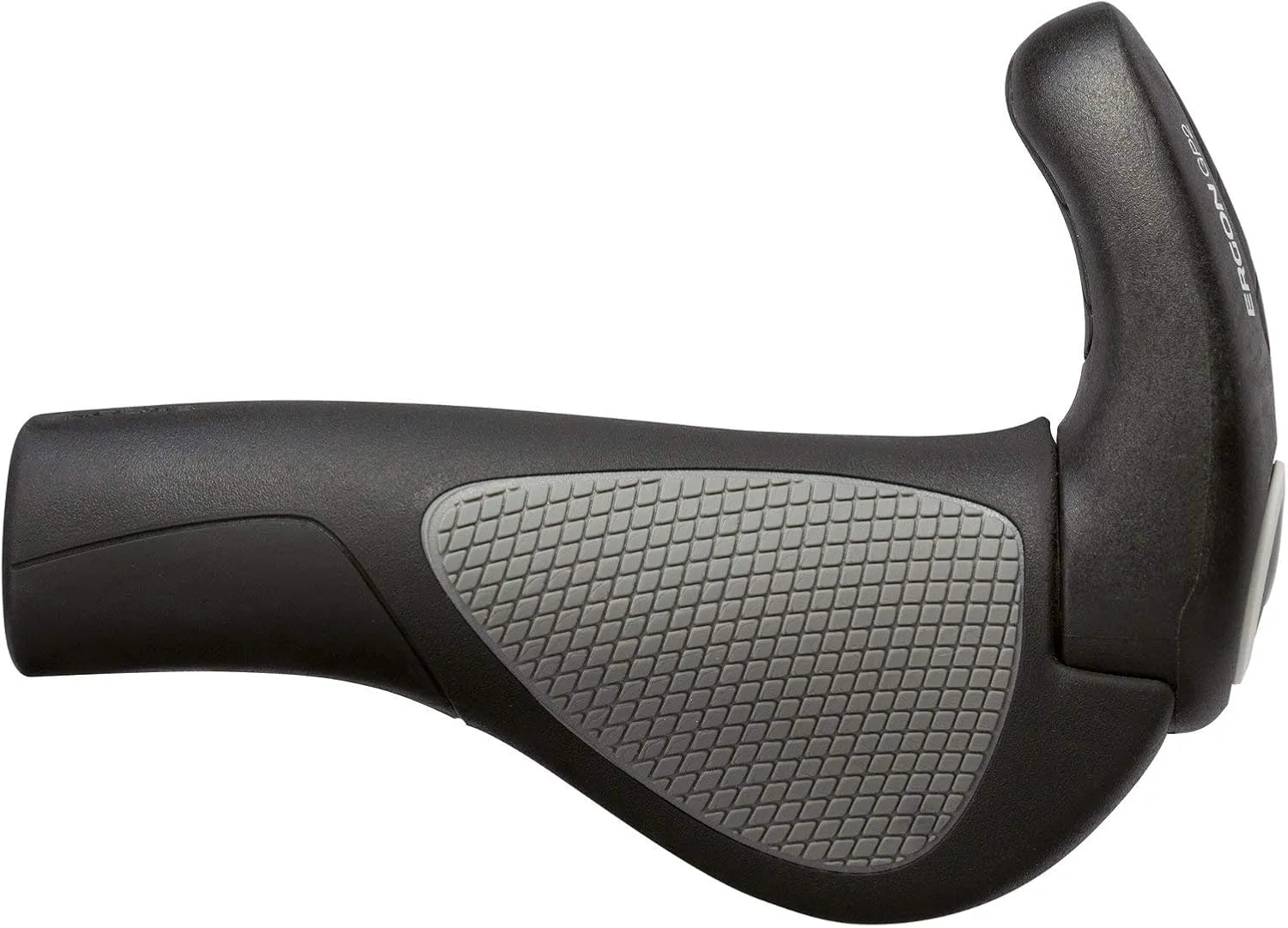 Ergon GP2 Ergonomic Bike Grips with Bar End – Comfortable, Adjustable, for Touring, MTB, E-Bike, and Fitness Riding