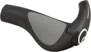 Ergon GP2 Ergonomic Bike Grips with Bar End – Comfortable, Adjustable, for Touring, MTB, E-Bike, and Fitness Riding