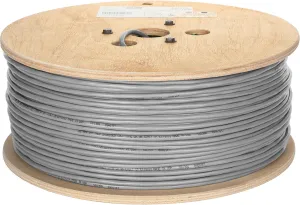 EWCS Equal to Belden 8723 22AWG Stranded Tinned 100% Copper 2 Pairs Each Pair Shielded Overall Gray PVC Jacket 300 Volts (UL) Listed - 500 Feet