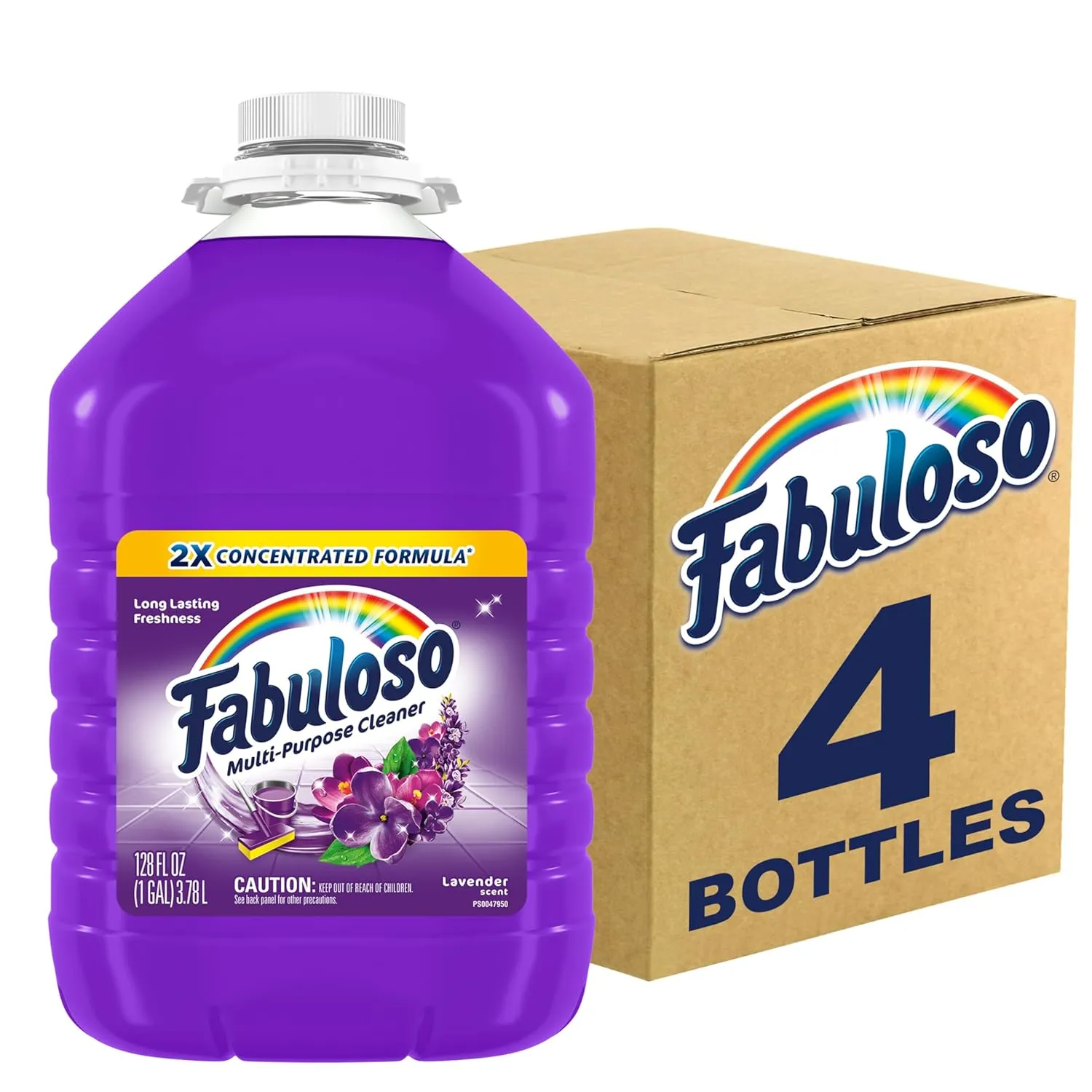 Fabuloso 128F CS SP LAVENDER 2X Pack of 4