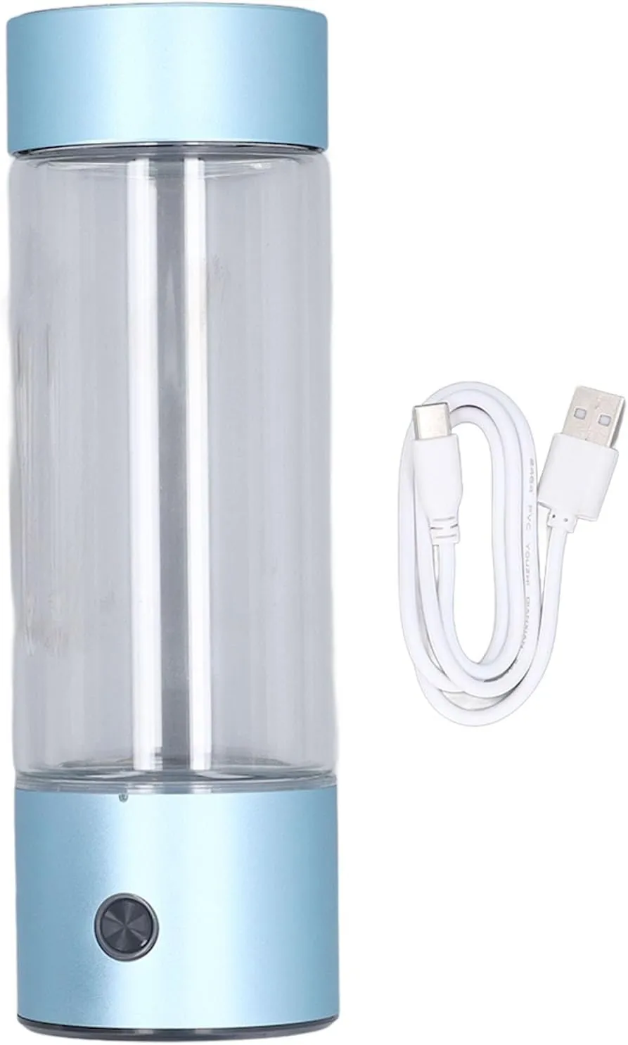 Fafeicy Hydrogen Water Generator High Ion Concentration 370ML Rechargeable Cup for Health Benefits