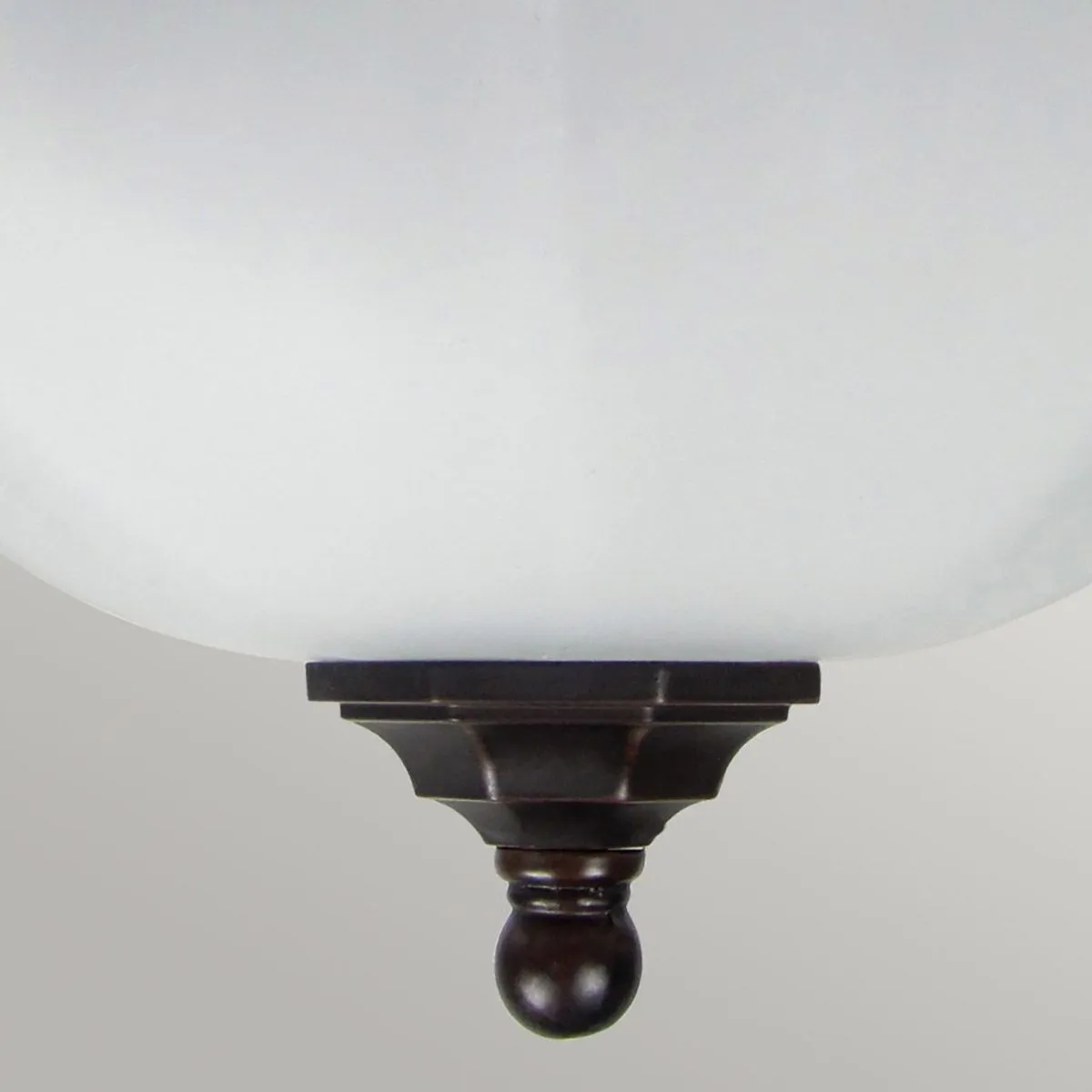 Fairford 1 Light Flush Lantern | Old Bronze