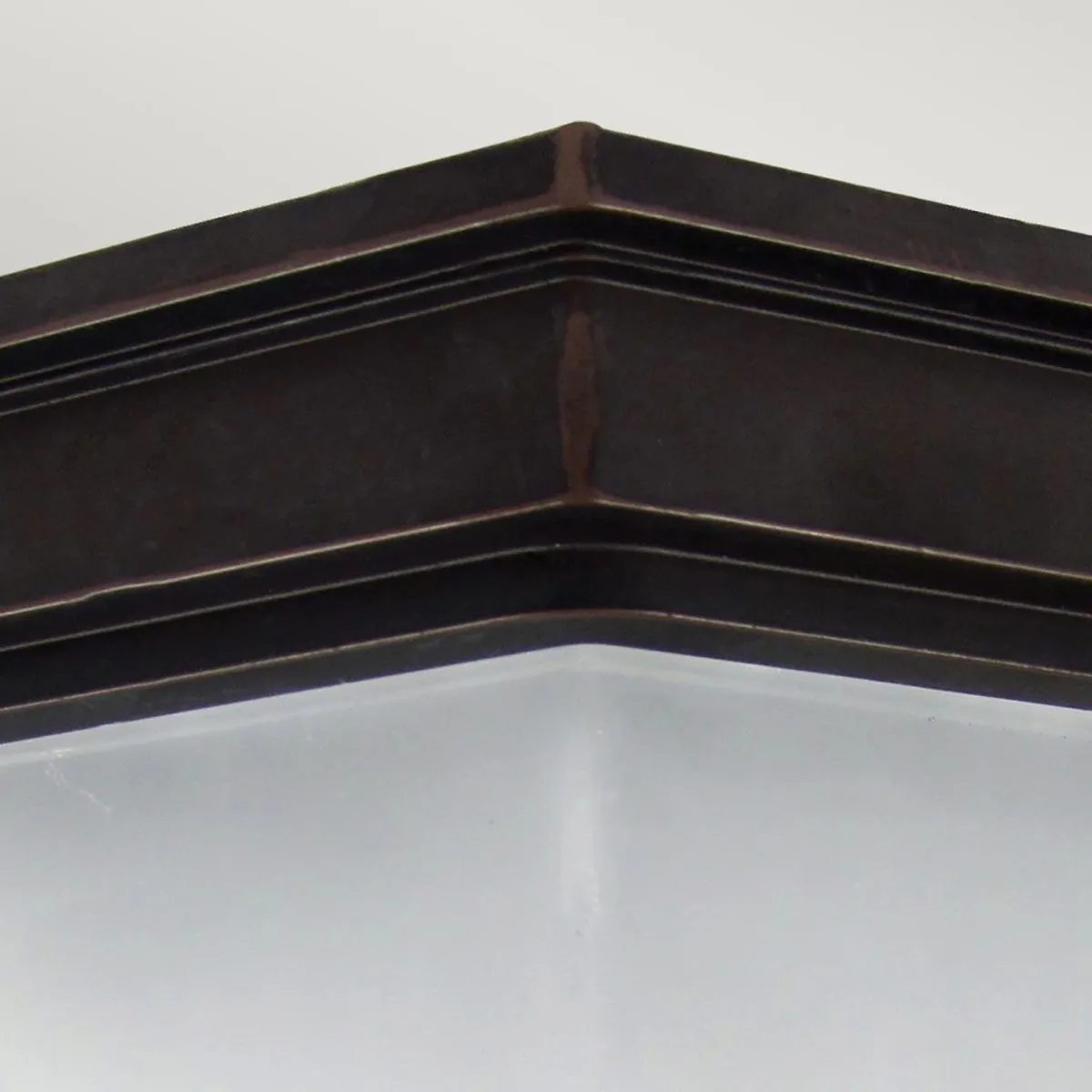 Fairford 1 Light Flush Lantern | Old Bronze