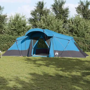 Family Tent with Windows Dome Blue 4-Person Waterproof,Sporting Goods,Outdoor Recreation,Camping & Hiking,Tents