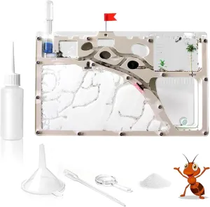 Farm Castle, Farm with Sand Habitat, Farm Kit Colony Observation Kit, Farms for Live Ants, Farms to Study Behavior Educational and Learning