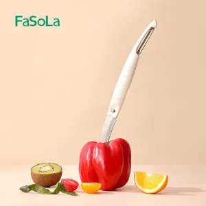 FaSoLa Multi-Functional Peeler - White, 17*2*1.5cm