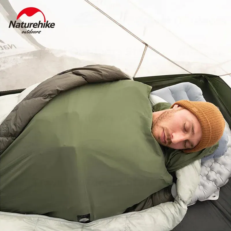 Fireworks Ultralight Thermal Sleeping Bag Liner - Velvet Lining, Summer Mummy Insert