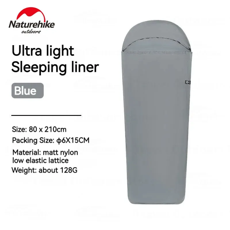 Fireworks Ultralight Thermal Sleeping Bag Liner - Velvet Lining, Summer Mummy Insert