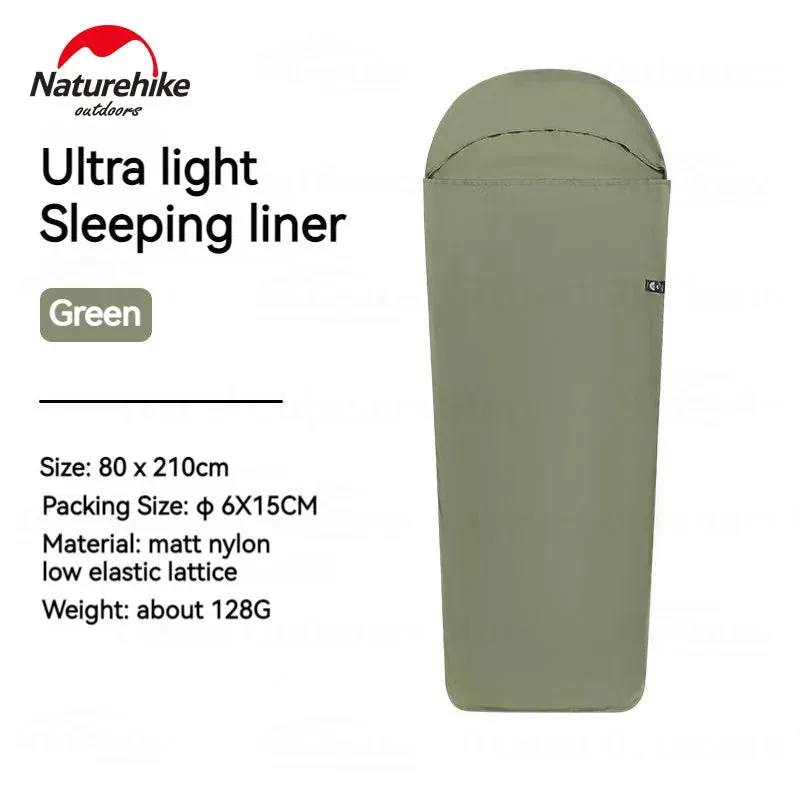 Fireworks Ultralight Thermal Sleeping Bag Liner - Velvet Lining, Summer Mummy Insert