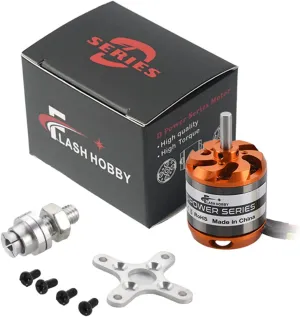 FLASH HOBBY D3542 1250KV Brushless Multicopter Outrunner Motor for Mini Multicopters RC Plane Helicopter (1250kv)
