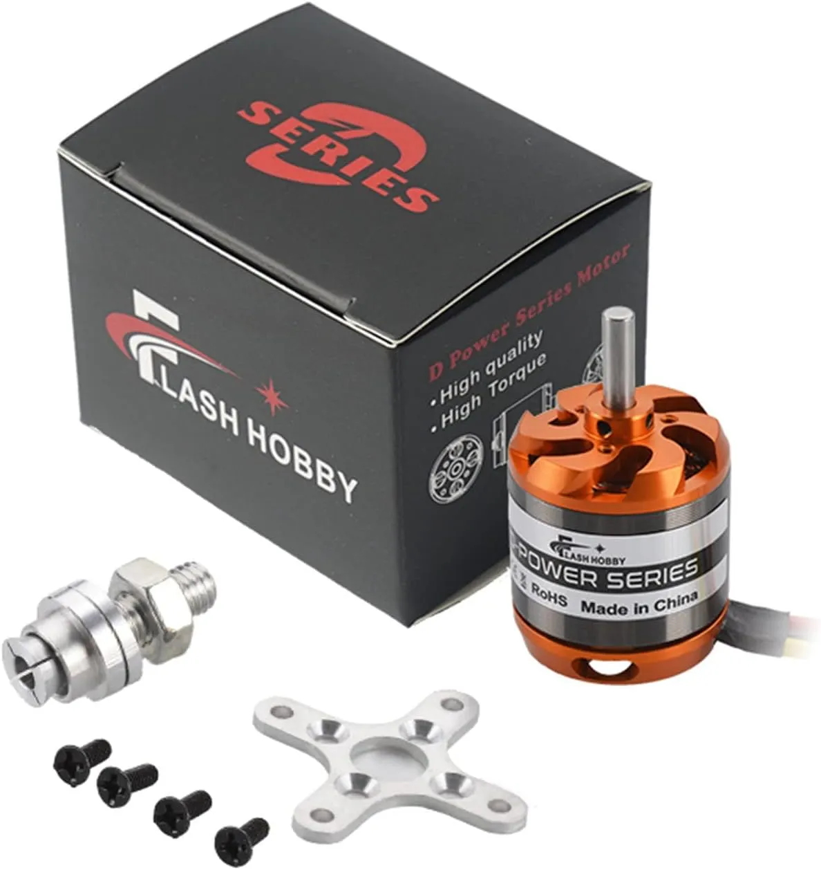 FLASH HOBBY D3542 1250KV Brushless Multicopter Outrunner Motor for Mini Multicopters RC Plane Helicopter (1250kv)
