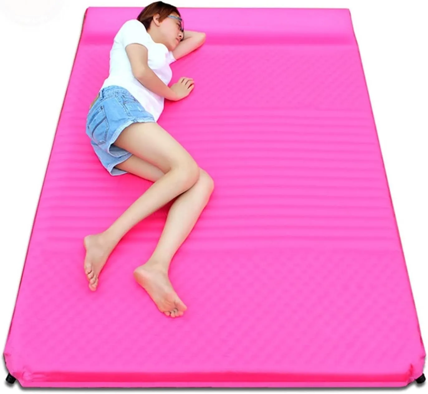Foldable Camping Mat 2 Person Air Mattress Cushion Mat Outdoor Moistureproof Yoga Sleeping Pat Ultralight Outdoor Mat
