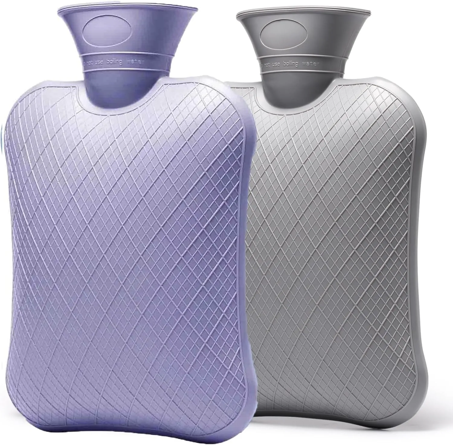 FORICOM Extra Large Hot Water Bag for Pain Relief, Hot Water Bottle for Bed Warming, Dog, Cat,Hot Water Pack, Heat Pack.2pack,2L Hot Water Bag for Back Pain