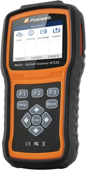 FOXWELL NT530 for Porsche - All Systems, All Maintenance Service - Bidirectional Diagnostic Scan Tool OBD2 Scanner Automotive Code Reader ABS Bleed SRS Airbag SAS TPMS TPS EPB Oil Reset CKP