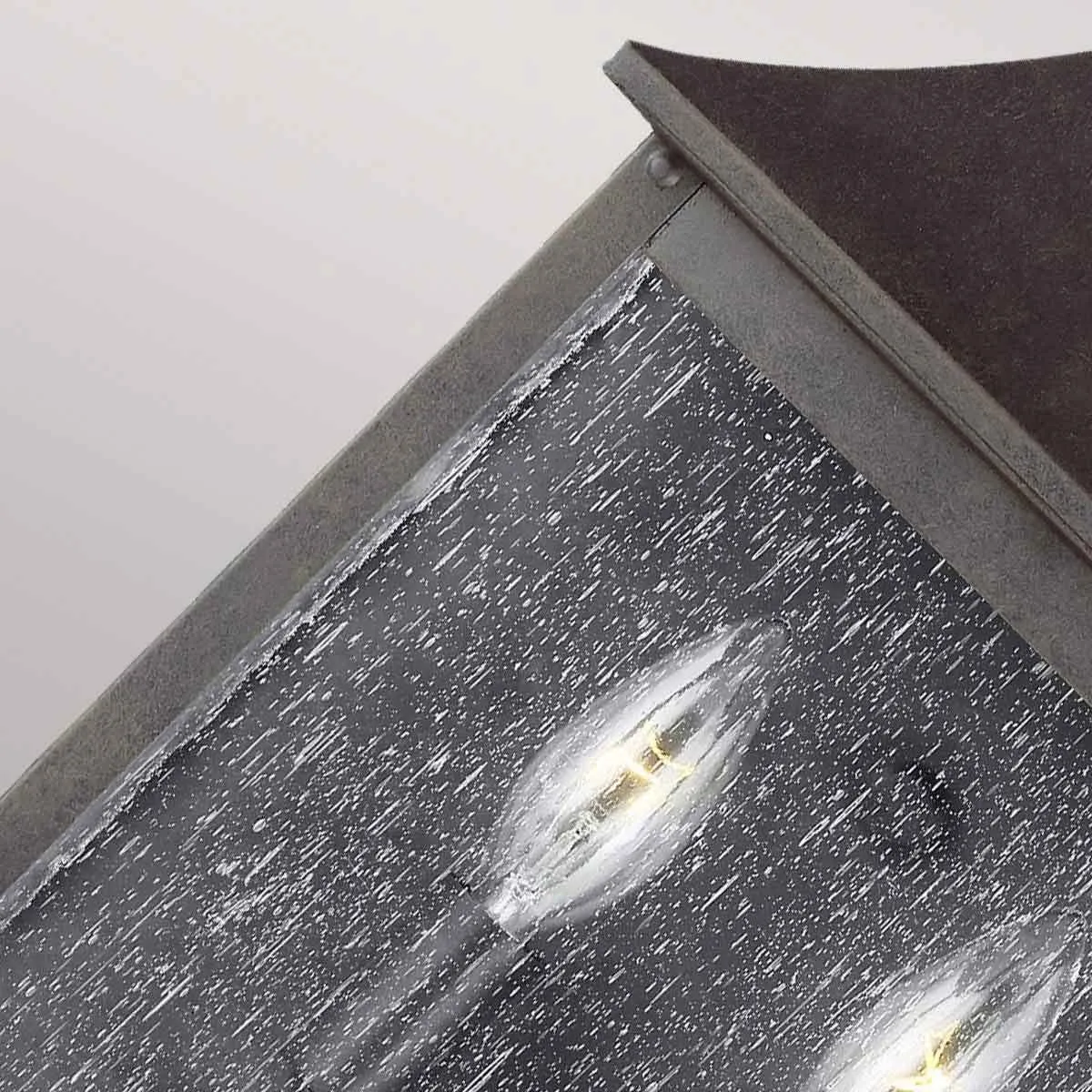 Galena 2 Light Half Lantern | Sable