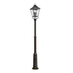 Galena 4 Light Lamp Post | Sable