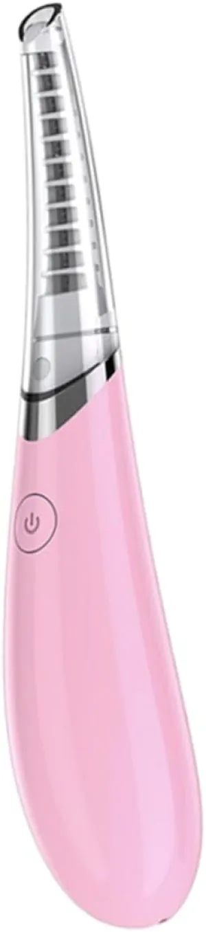 GALPADA USB Electric Heated Eyelash Curler Painless Makeup Tool with Dual Temperature Design Compact and Portable for Curled Lashes Anytime Pink
