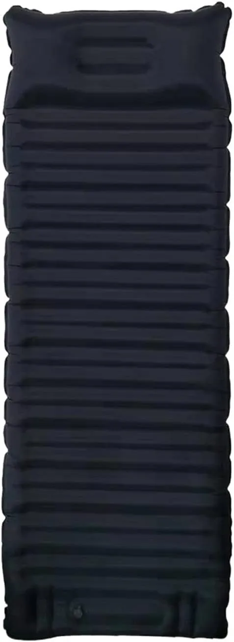 GaRcan Outdoor Camping Sleeping Pad Inflatable Mattress with Pillows Ultralight Air Mat Built-in Inflator Pump Travel Hiking Portable (Navy 190 68cm)