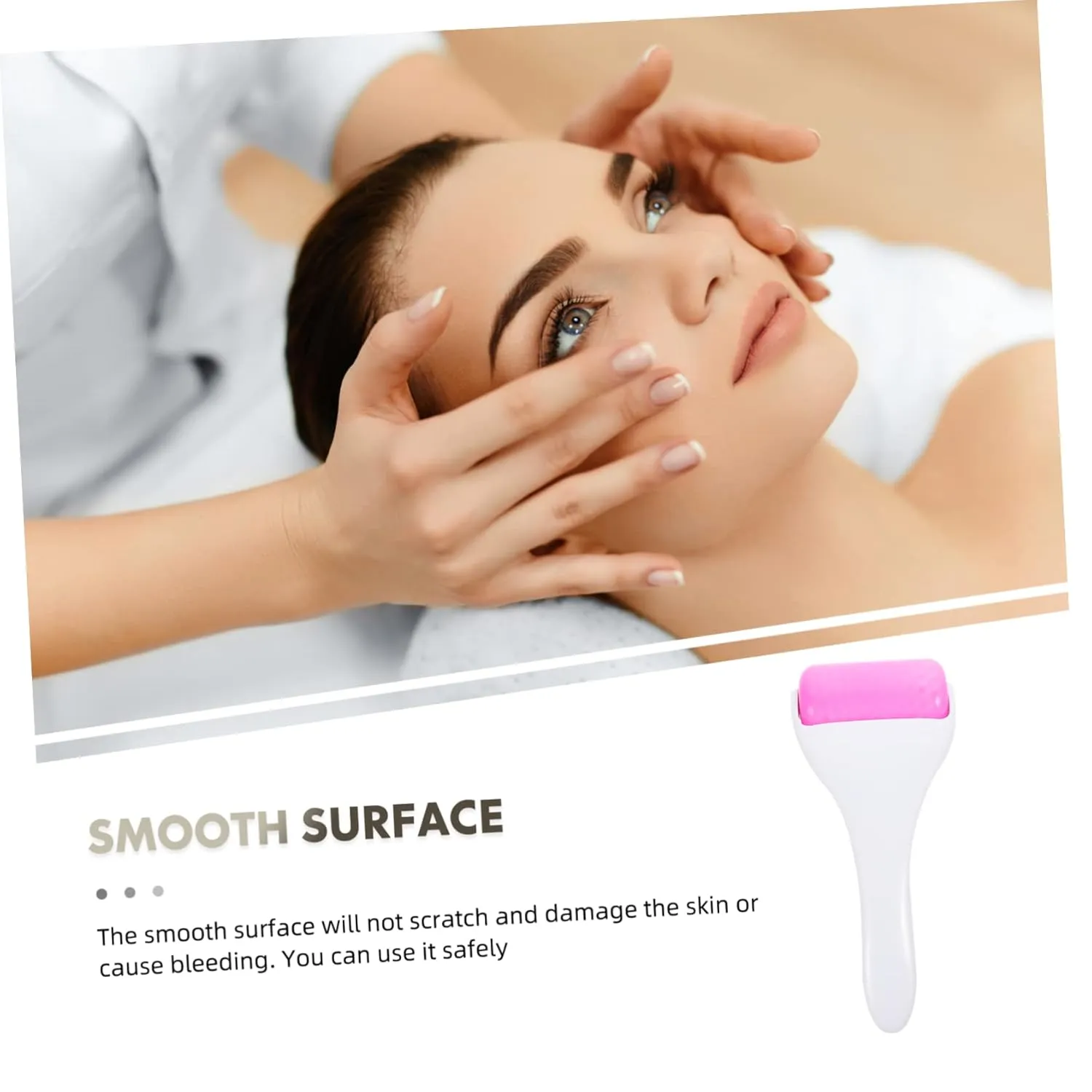 Gatuida Comfortable Ice Face Roller for Skin Care Eye Massaging Tool for Reducing Puffiness and Wrinkles Portable Facial Massage Roller for Home and Travel Use