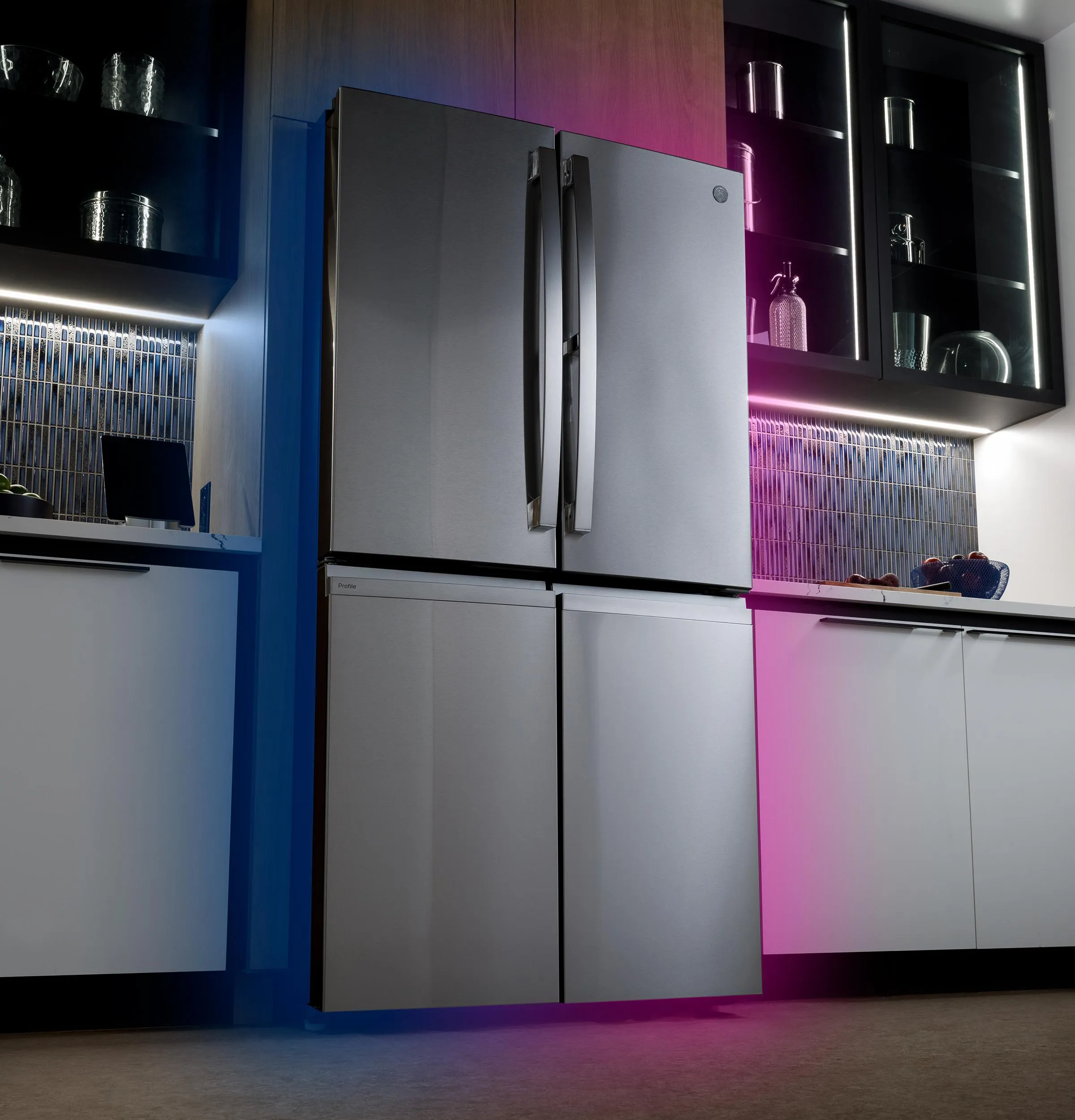 Ge Appliances PAE28BYTFS Ge Profile&#8482; Energy Star® 28.3 Cu. Ft. Quad-Door Refrigerator With Dual-Dispense Autofill Pitcher