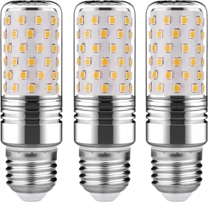 gezee 15W LED Cylindrical Bulb, 3000K(Warm White), E26 LED Light Bulbs 120 Watt Equivalent,1500lm, LED Chandelier Bulbs, Non-Dimmable LED Lamp(3-Pack)