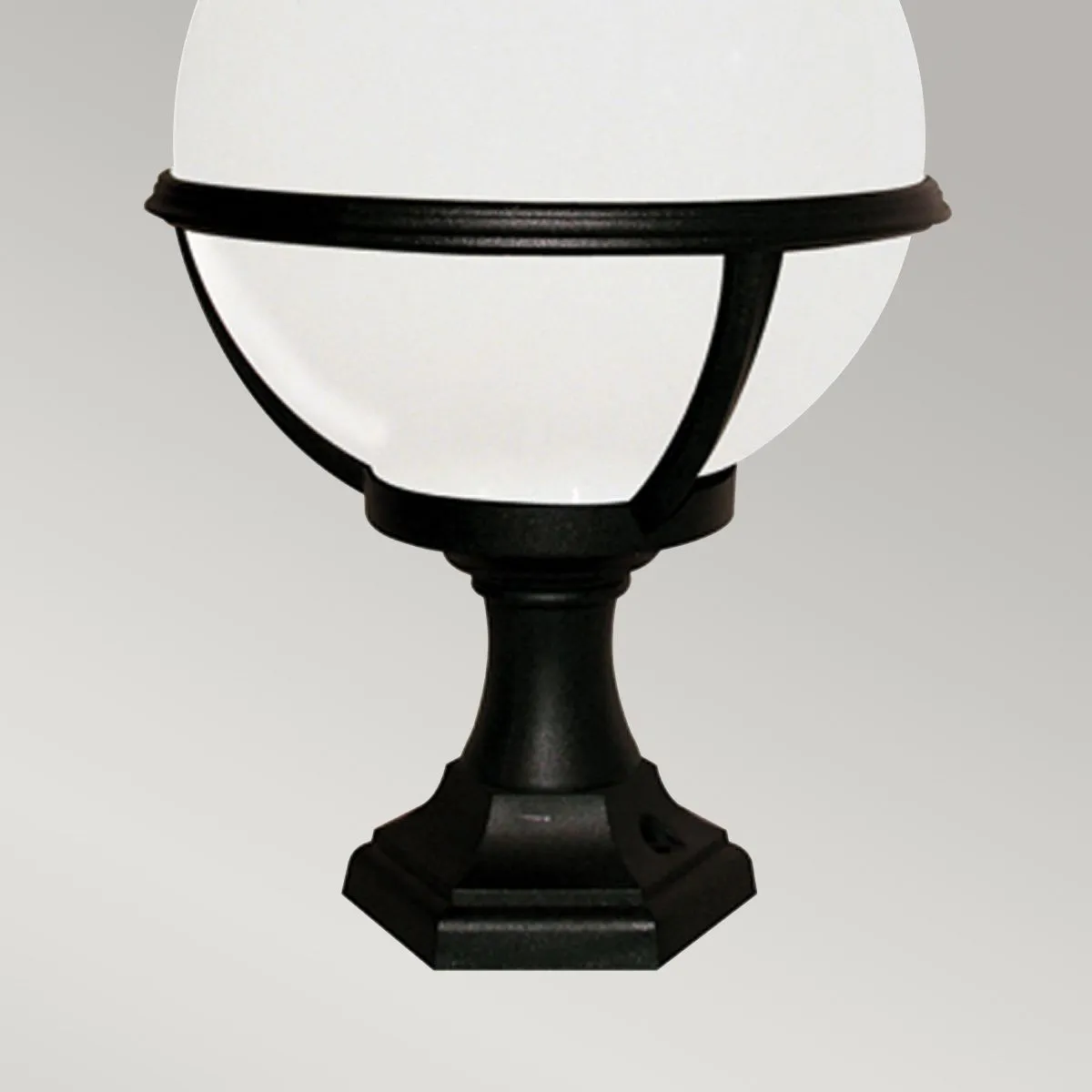 Glenbeigh 1 Light Pedestal/Porch Lantern | Black