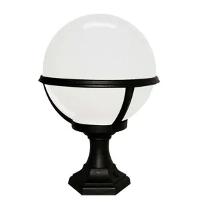 Glenbeigh 1 Light Pedestal/Porch Lantern | Black