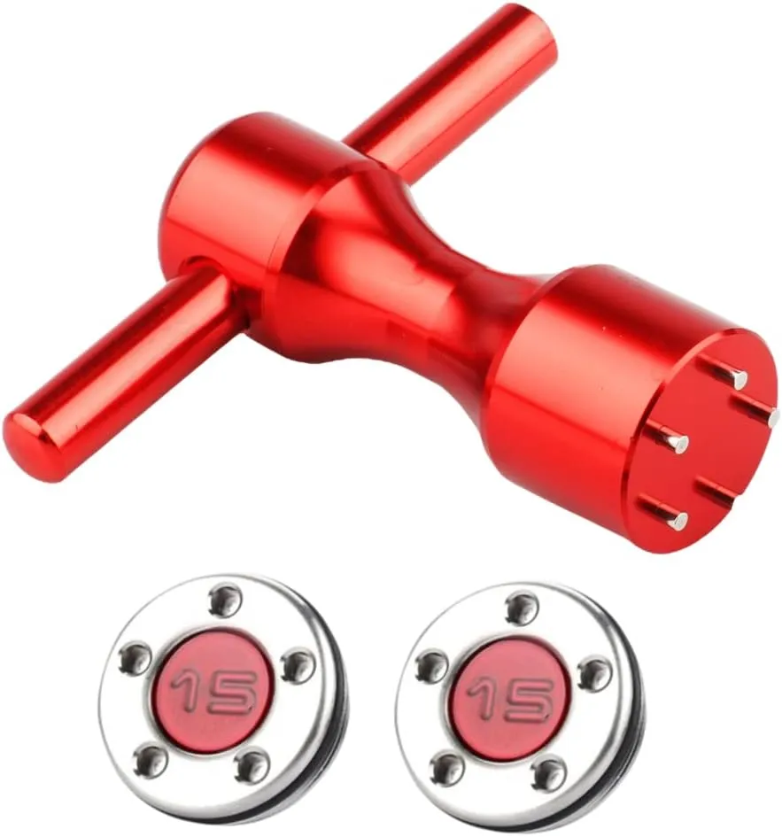 Golf Putter Weights 2pcs 5g/10g/15g/20g/25g/30g/35g/40g/45g with Red Wrench Kit Replace for Scotty Cameron Putters