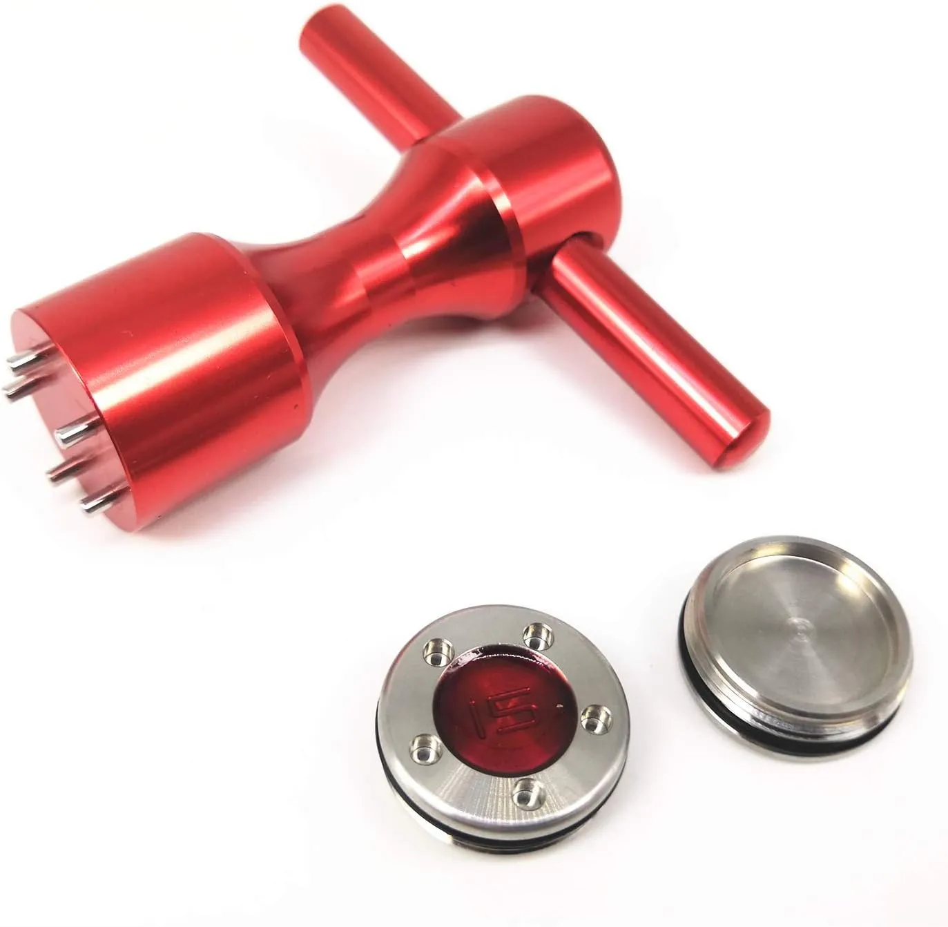 Golf Putter Weights 2pcs 5g/10g/15g/20g/25g/30g/35g/40g/45g with Red Wrench Kit Replace for Scotty Cameron Putters
