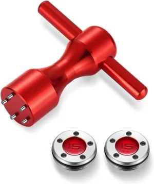 Golf Putter Weights 2pcs 5g/10g/15g/20g/25g/30g/35g/40g/45g with Red Wrench Kit Replace for Scotty Cameron Putters