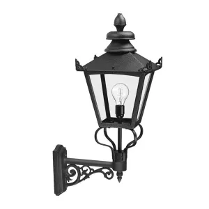 Grampian 1 Light Wall Lantern | Black