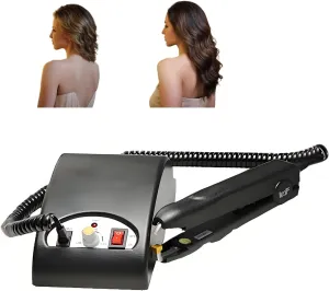 Hair Extension Tools, Fusion Hair Extension Ultrasonic Thermostat Tool ，Cold Fusion Hair Extension Machine with Adjustable Keratin Melting Setting for Salon Use, Black