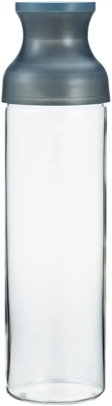 HARIO FIR-100-TGR Filter-In Bottle, Carafe, Practical Capacity, 33.8 fl oz (1,000 ml), Gray, Cold Brew Tea, Made in Japan