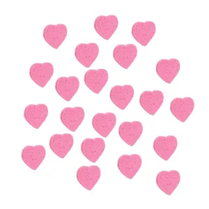 Heart-shape Makeup Removal Sponge 32pcs Girl Face Cleaning Tool Soft Cosmetics Pad Natural Cotton Face Wash Puff
