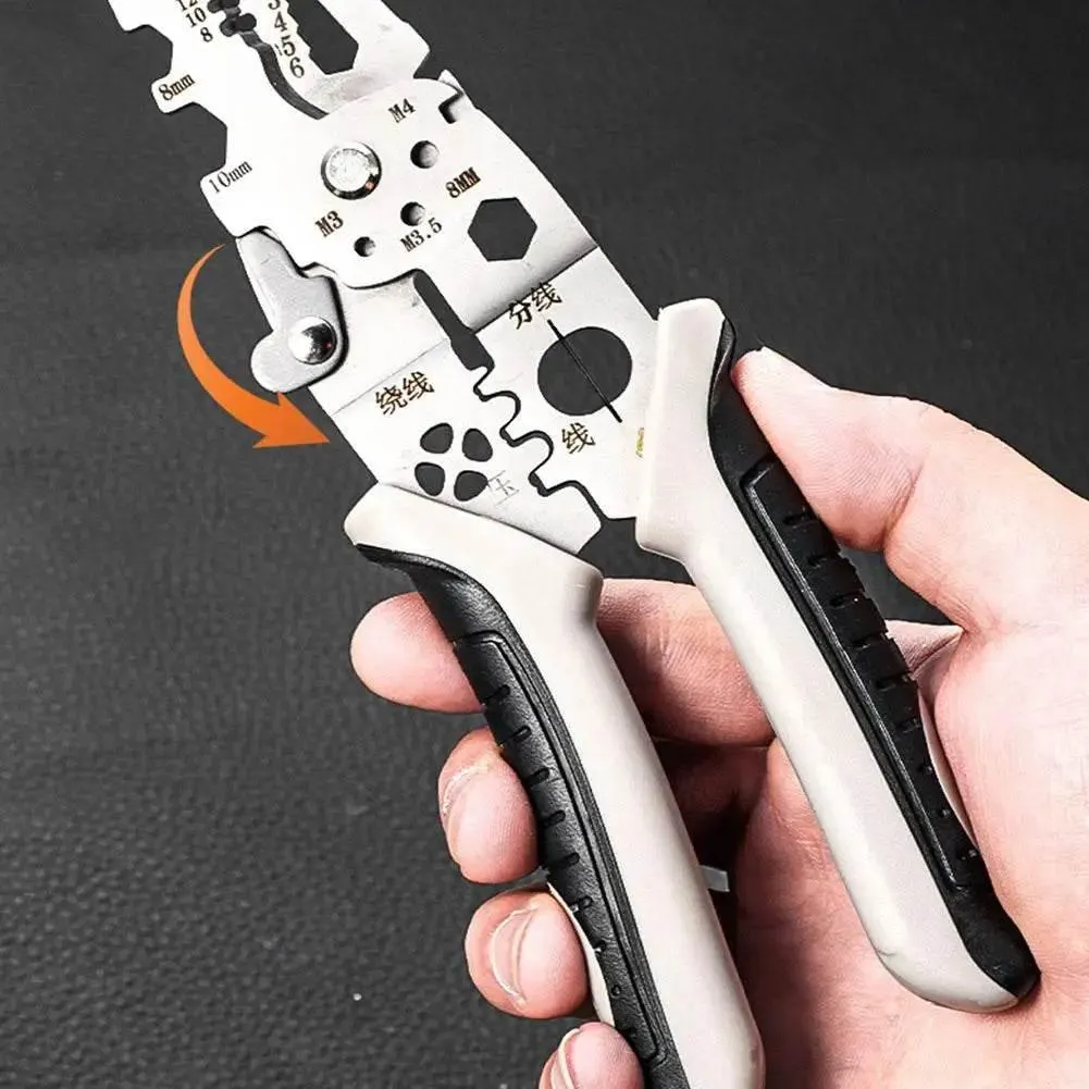 Heavy-Duty Wire Stripper - Industrial Multi-Purpose Cutter Tool