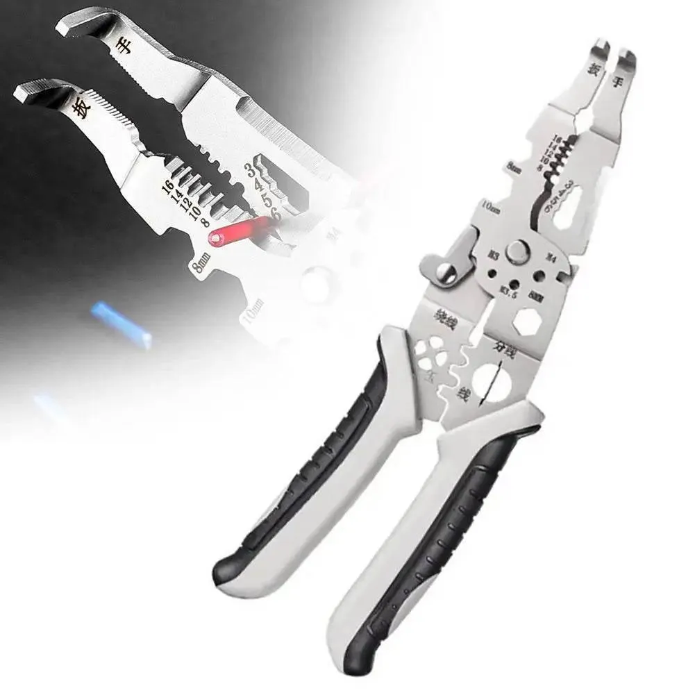 Heavy-Duty Wire Stripper - Industrial Multi-Purpose Cutter Tool