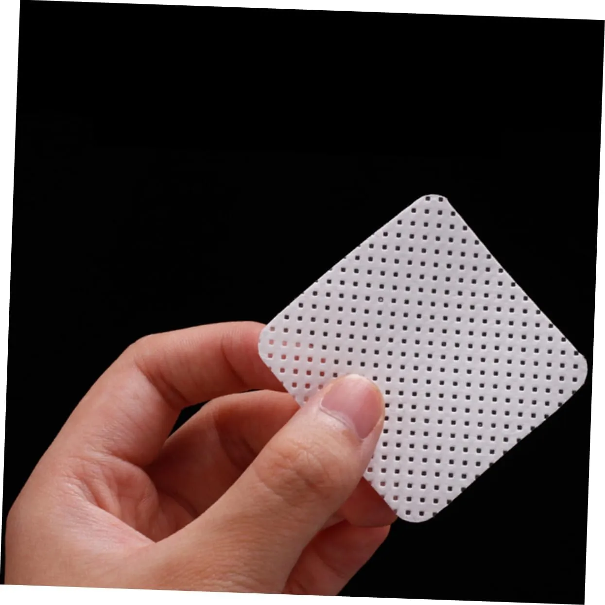 Hemoton 2sets Compact Size Makeup Cloths for Eyelash Glue Lash Glue Cleaning Reusable Removal Tool Ideal for Travel 1000pcs*2