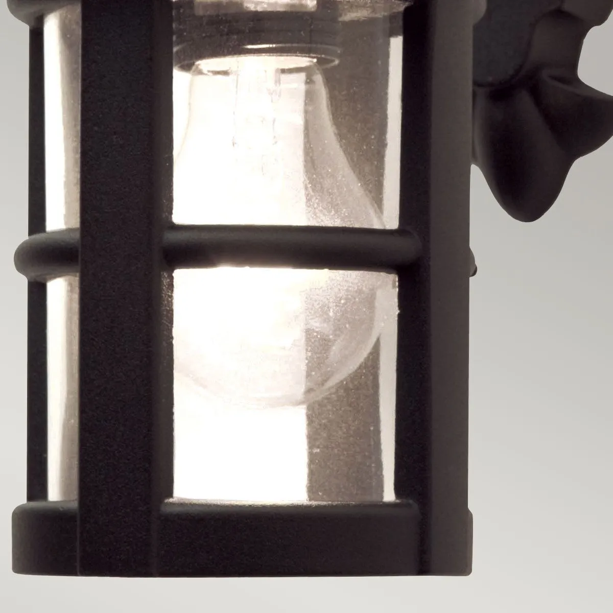 Hereford 1 Light Wall Down Lantern | Black